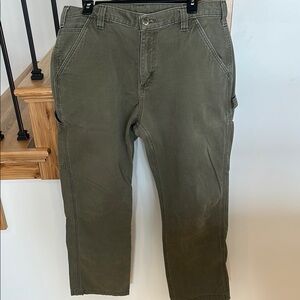 Men's Carhartt Olive Green Pants